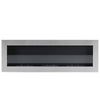 Bio Ethanol Fireplace Modern Wall Biofire 2/3 Burner Fire Place With Glass Panel