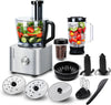 TopStrong 11-in-1 Food Processor 1100W – 3.2L Bowl with Chopper, Blender & Juice