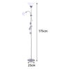 Tall Domed Lampshade Floor Lamp Standard Free Standing Living Room Home Light UK