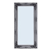 173cm Vintage Baroque Embossed Wooden Frame Full Body Length Mirror Wall Mounted