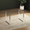 Extra Large Rectangular Dining Table Tempered Glass Kitchen Dinner Table Desk UK