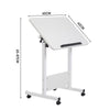 Folding OverBed Table Tray Adjustable Mobility Aid Chair PC Laptop Storage Shelf