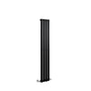 Black Designer Radiator Vertical Horizontal Flat Panel Single Double Modern Rads