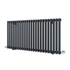 Black Designer Radiator Vertical Horizontal Oval Column Central Heating Rads