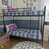 Metal Single & Triple Bunk Beds Frame Double & Single Kids Bedroom Furniture UK