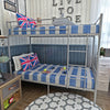 Metal Single & Triple Bunk Beds Frame Double & Single Kids Bedroom Furniture UK