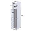 Bathroom Bedroom Cabinet Shelf Cupboard Storage Unit Free Standing Floor Wall