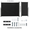 Patio Retractable Side Awning Outdoor Privacy Screen Windscreen Sunshade Blind