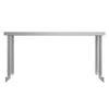 Commercial Kitchen Stainless Steel Single/Double Over Shelf Prep Table Workbench