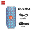 TG117 Bluetooth Speakers Portable True Wireless Sound Box Waterproof Loudspeaker Outdoor Stereo Surround Supports TF Radio