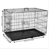 Metal Dog Cage Puppy Training Crate Pet Carrier Small Medium Large XL XXL Metal