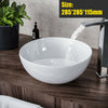 Bathroom Cloakroom Vanity Ceramic Wash Basin Sink Countertop / Wall Mount Modern
