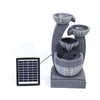 Freestanding Indoor Outdoor Water Feature Garden Cascading Fountain LED Lights