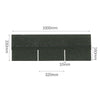 18PCS Self-Adhesive Asphalt Shingles Felt Roofing Shingles Shed Roof Sheet Tiles