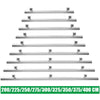 NEW Stainless Steel Safety Aid Stair Handrail Grab Wall Rail Bannister Staircase