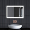 LED Bathroom Mirror Demister With Shaver Socket Bluetooth Vertical&Horizontal