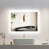 Bathroom Bluetooth Mirror LED Light Illuminated Anti fog Shaver Socket Speaker