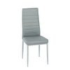 Table & 2/4/6 Chairs Dining Set Glass Dining Table Home Dining Room Furniture
