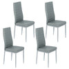 Table & 2/4/6 Chairs Dining Set Glass Dining Table Home Dining Room Furniture