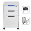 Office Home Metal Filing Cabinet Cupboard on Castors Cabinet 3-10 Drawer Storage