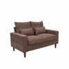 Panana 2 Seats Loveseat Couch Sofa Ottoman Upholstered Furniture for Small Space