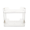 2 Tier Cosmetic Organiser Shelf Dressing Table Make-up Perfume Storage Holder
