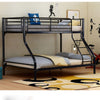 Metal Single & Triple Bunk Beds Frame Double & Single Kids Bedroom Furniture UK