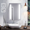 LED Illuminated Bathroom Mirror Cabinet Button Switch / Infrared Sensor Cupboard