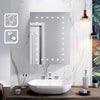 LED Illuminated Bathroom Mirror Cabinet Button Switch / Infrared Sensor Cupboard
