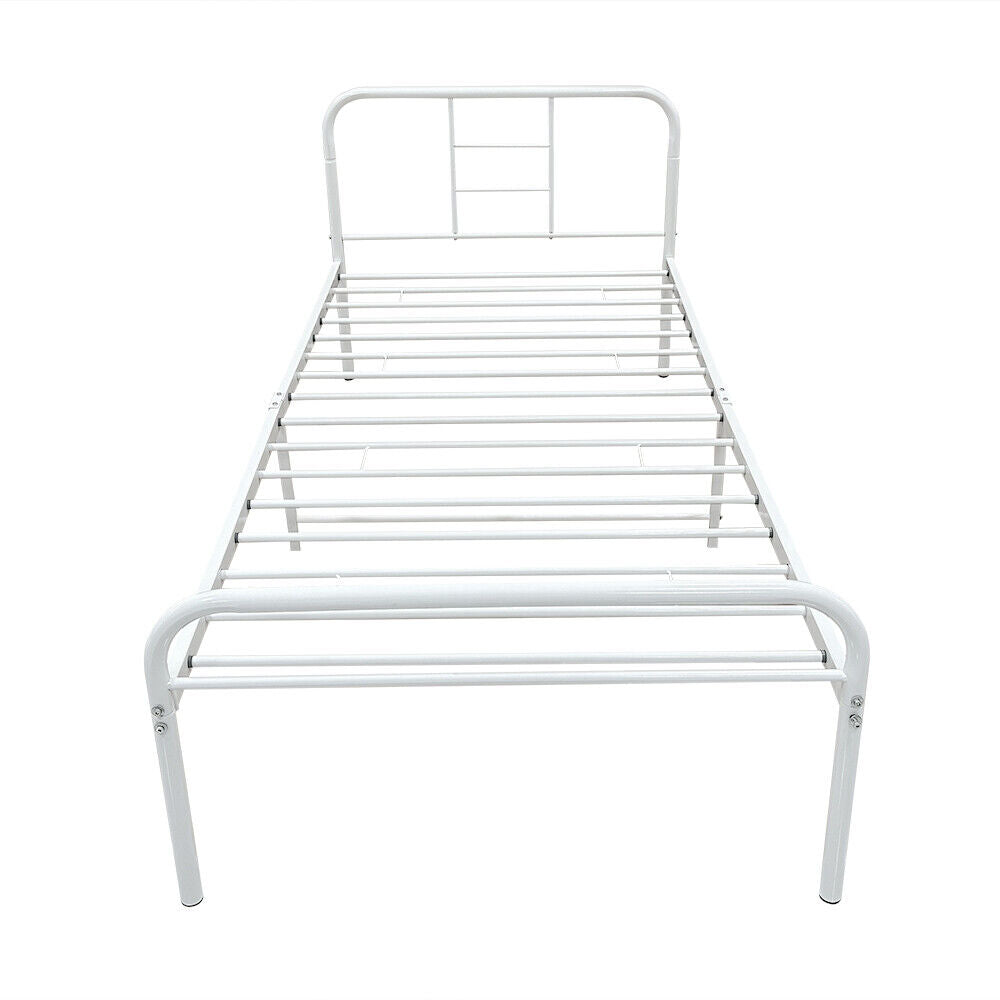 Simple Budget metal bed Single bed Frame w/Mattresses Option Bedroom Furniture