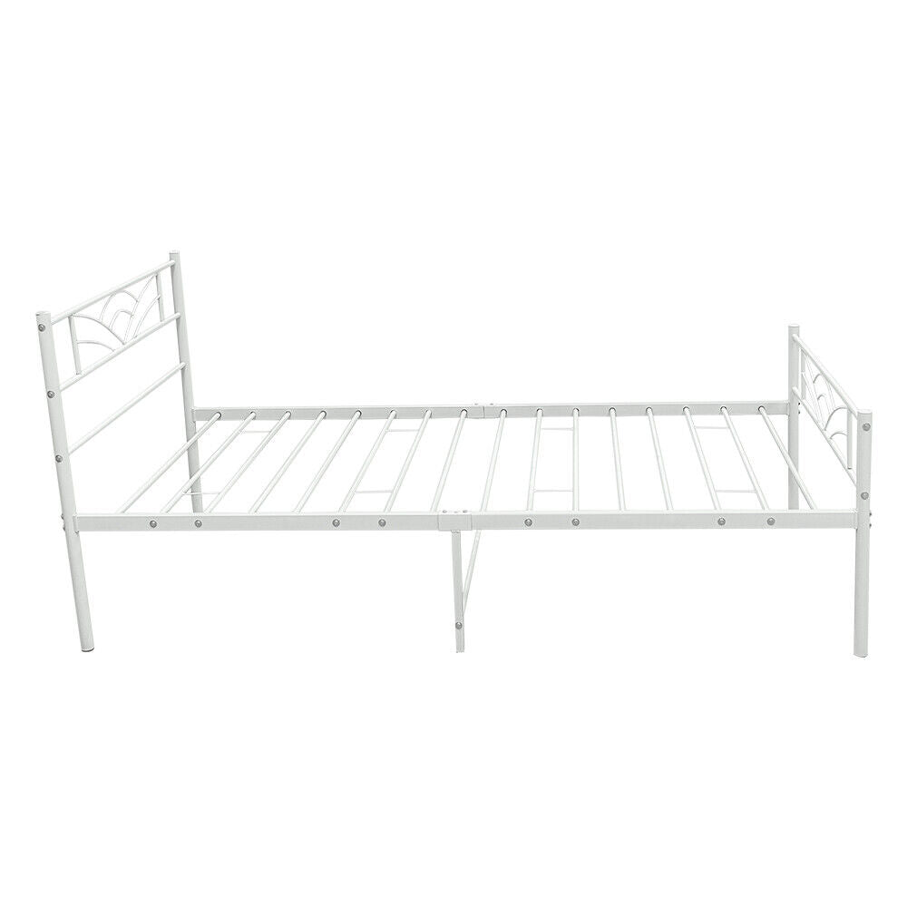 Simple Budget metal bed Single bed Frame w/Mattresses Option Bedroom Furniture