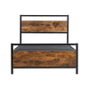 Simple Budget metal bed Single bed Frame w/Mattresses Option Bedroom Furniture