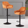 2X Bar Stools Kitchen Swivel Gas Lift Stools Breakfast Pub Chairs Stool UK