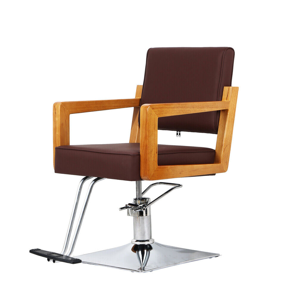 Salon Barber Chair 360° Swivel Seat with Footrest Tattoo Hairdressing Chair NEW