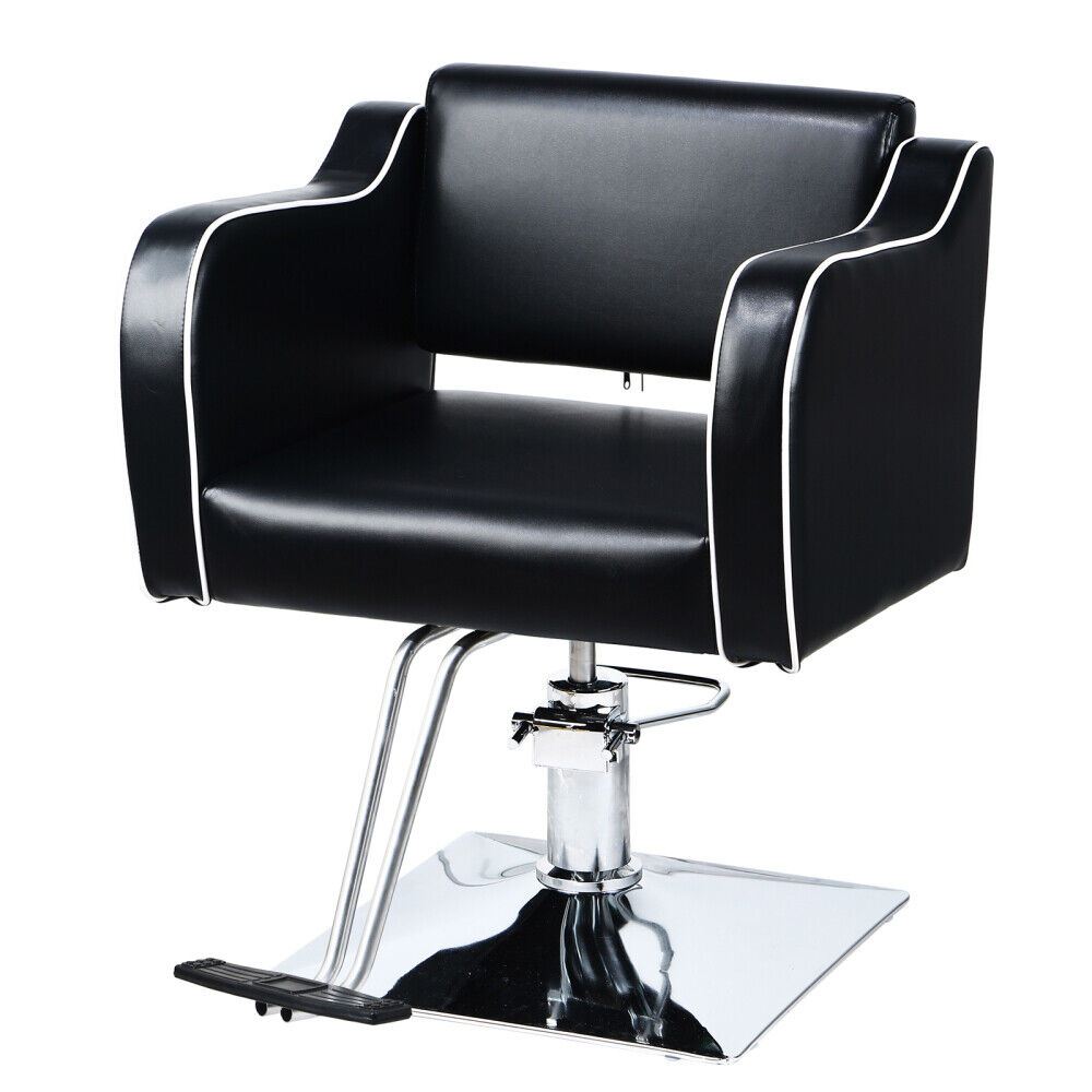 Salon Barber Chair 360° Swivel Seat with Footrest Tattoo Hairdressing Chair NEW