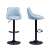 Set of 2 Barstool Kitchen Breakfast Swivel Pub Counter Gas Lift PU Leather Chair