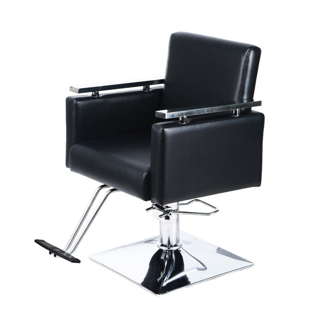 Salon Barber Chair 360° Swivel Seat with Footrest Tattoo Hairdressing Chair NEW
