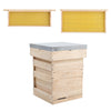 Langstroth/UK Beehive Box Wooden Bee Hive Frames Beekeeping Honey Brood Box Kit