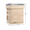 Langstroth/UK Beehive Box Wooden Bee Hive Frames Beekeeping Honey Brood Box Kit