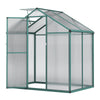 4x6/6x6/8x6/10x6FT Walk-In Greenhouse Aluminium Frame / Polycarb Panel Silver