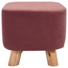 PU/Velvet Ottoman Footstool Pouffe Bench Foot Stool Living Room Sofa Side Seat