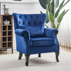 Fireside Fabric Occasional Armchair Padded Seat Sofa Lounge Shell WingBack Chair