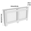 XL 92cm/100cm Tall Radiator Cover Cabinet MDF Wood Grill Shelf Wall Fence Guard