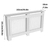 92/100cm Tall Radiator Cover Wood Cabinet MDF Grill Shelf Panel Protector