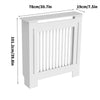 92/100cm Tall Radiator Cover Wood Cabinet MDF Grill Shelf Panel Protector