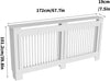 XL 92cm/100cm Tall Radiator Cover Cabinet MDF Wood Grill Shelf Wall Fence Guard