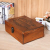 Lockable Wooden Gift Chest Box Plain Various Size Keepsake Fathers Day Storage