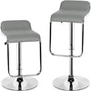 Bar Stools × 2 Padded Seat Faux Leather Swivel Home Kitchen Breakfast Muti Types