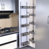 Blind Corner Pull Out Larder Kitchen Pantry Cupboard Cabinet Storage Organiser