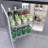 Blind Corner Pull Out Larder Kitchen Pantry Cupboard Cabinet Storage Organiser